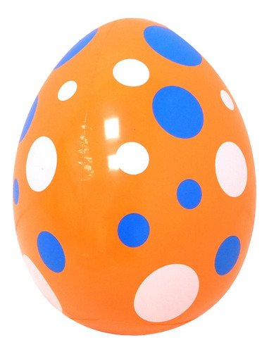 Decoración De Huevos De Pascua Inflable Decoración Naranja