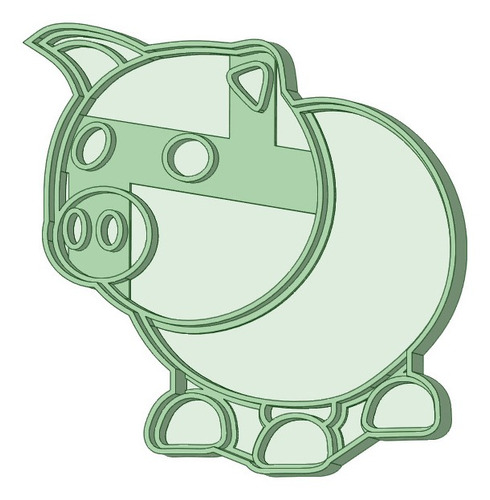 Pig Cerdo Cortante De Galleta