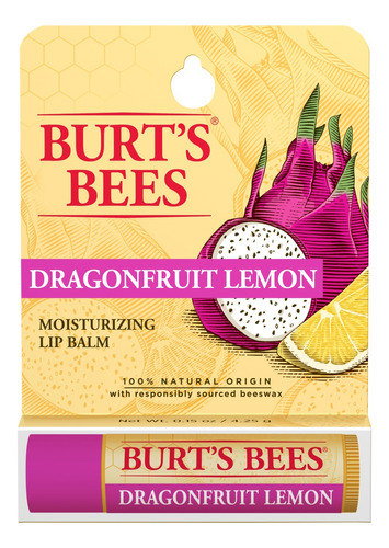 Balsamo Labial Burt´s Bees Dragonfruit Lemon 4.25 G