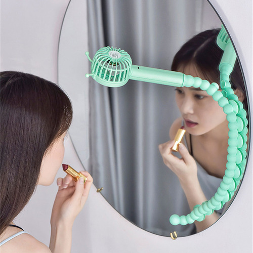 (gn)cup Neck Fan Usb Rechargeable 3 Speed Flexible Air Coole