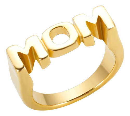 Anillos Personalizados Para Mam Pap Hermana Chapado En Oro D