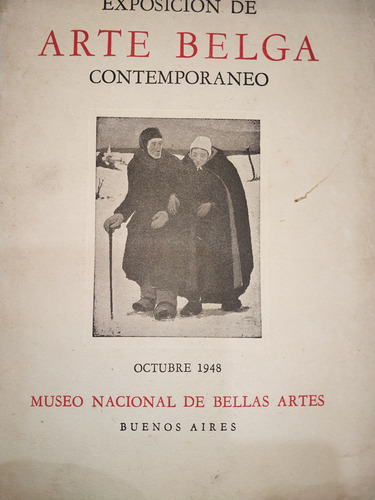 Libro Exposición De Arte Belga Contemporáneo Zn