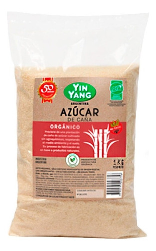Azucar De Caña Organica 1kg Yin Yang Sin Tacc Vegano