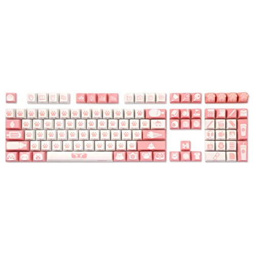 Ltc Lavacaps Pbt Doubleshot 108 Keycaps Set, Cat's 2tnbg