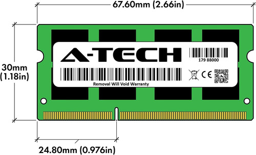 Memorias Ram A-tech, 8gb (2x4gb), Ddr3, 1600mhz, P/ Apple
