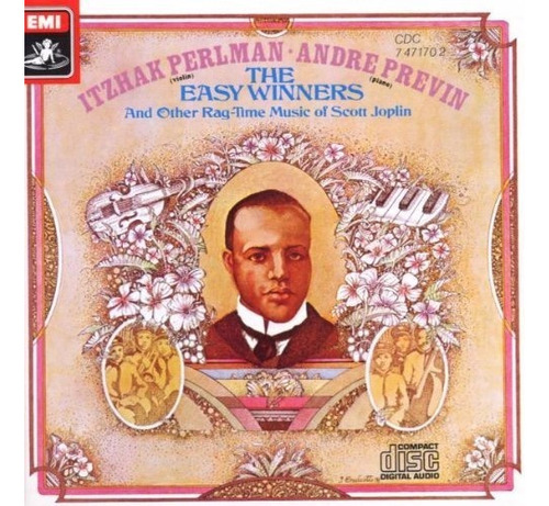 Scott Joplin  The Easy Winners Perlman Previn - Cd Impecab 