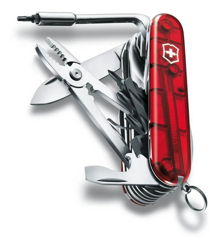 Imagen 8 de 9 de Navaja Cybertool L Swiss Rojo Transparente Victorinox