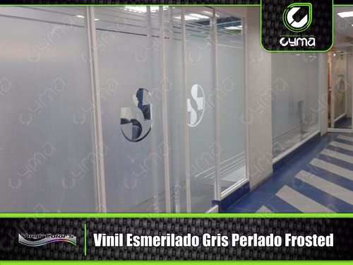 Vinil Esmerilado Frosted Gris Para Vidrios 1.22 X 1.00
