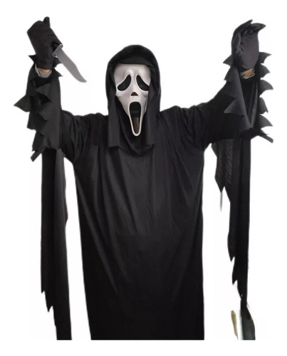 Disfraz De Halloween De La Película De Terror Ghost Face Scr