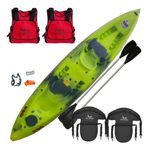 Kayak Triplo Atlantikayak Combo Doble Completo Emp Nautica