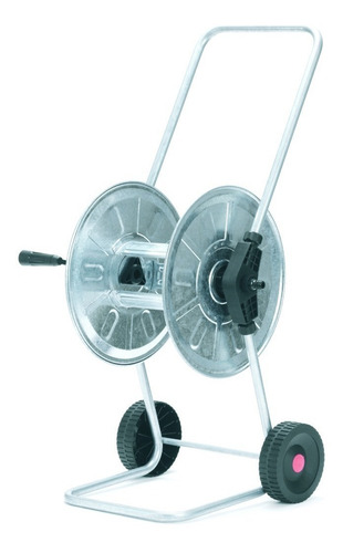 Carro Enrollador Metal Manguera Rehau 1/2'' 50m - 3/4'' 30m