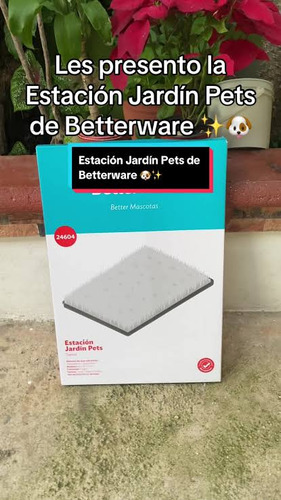Tapete Estación Jardín Pets Con Triple Capa De Protección