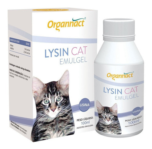 Organnact Lysin Cat Emugel 100ml