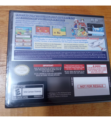Pokemon Soul Silver Ds Version Plata O Plateado Jgo Fisico (Usado)