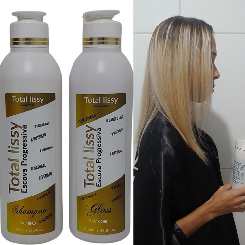 Escova Progressiva Cabelo Liso Salão De Beleza Em Sua Casa