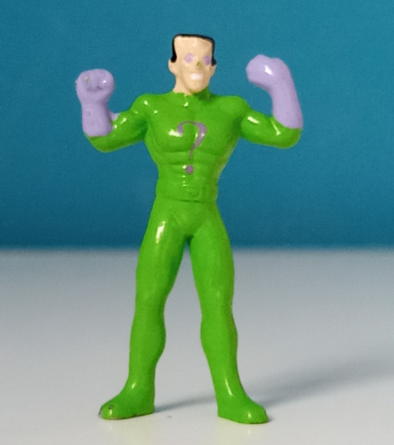 Muñeco El Acertijo /riddler Miniatura (batman) Jack Sorpresa (Usado)