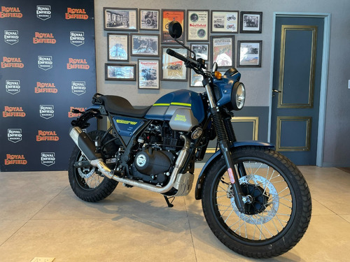 Imagen 3 de 25 de Royal Enfield Himalayan Scram 411 Sky Line Blue 2023