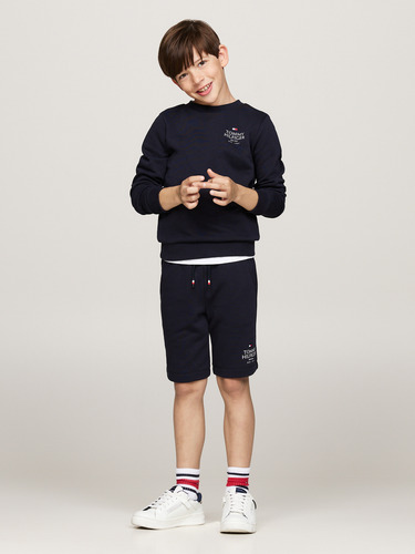 Polerón De Niño Con Logo Azul Tommy Hilfiger