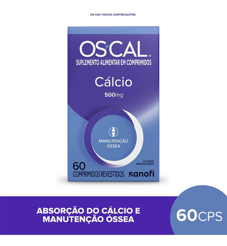 Mobility Oscal 500mg Com 60 Comprimidos Sem Sabor