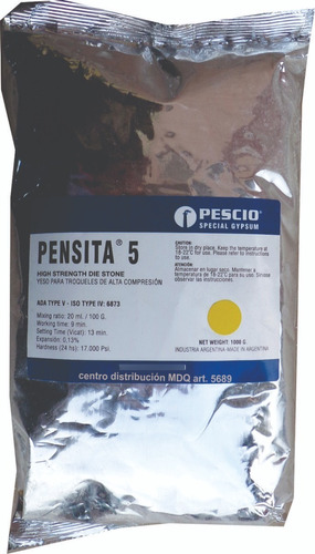 Mecanico Dental Productos Pescio Pensita 5 Amarillo Mdq