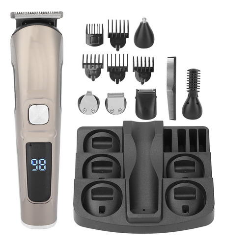 Conjunto De Cortador De Cabelo Recarregável Para Bigode Impe