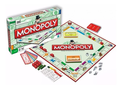 Imagen 1 de 3 de Juego Monopoly Clasico Int 818 Original Hasbro