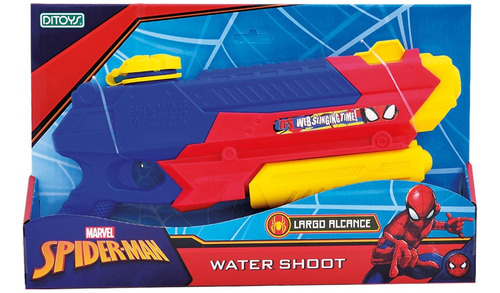 Pistola De Agua Ditoys Water Shoot Spiderman Orig