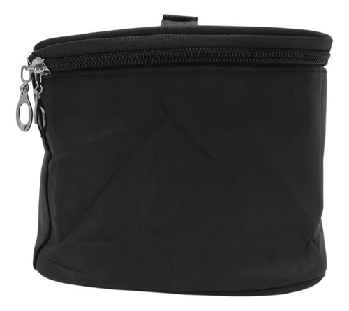 Necessaire Masculina Para Acessórios Higiene Viagem Trabalho Cor Preto Desenho Do Tecido Liso