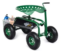 Comprar Carrito De Jardín De 4 Ruedas Con Cesta De Almacenamiento