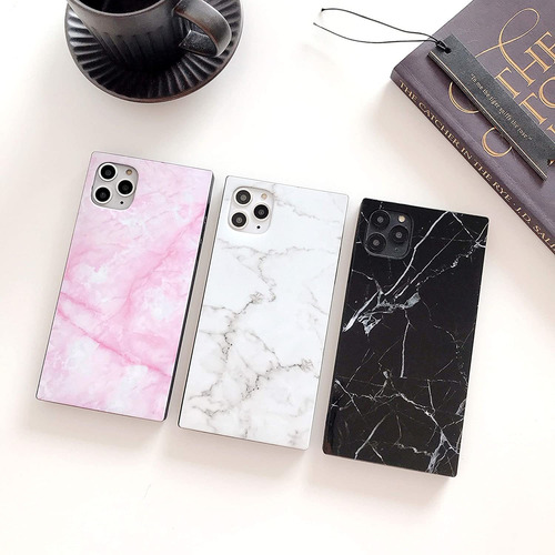 Cocomii - Carcasa Para iPhone Cuadrada 11 Pro Max De Mármol,