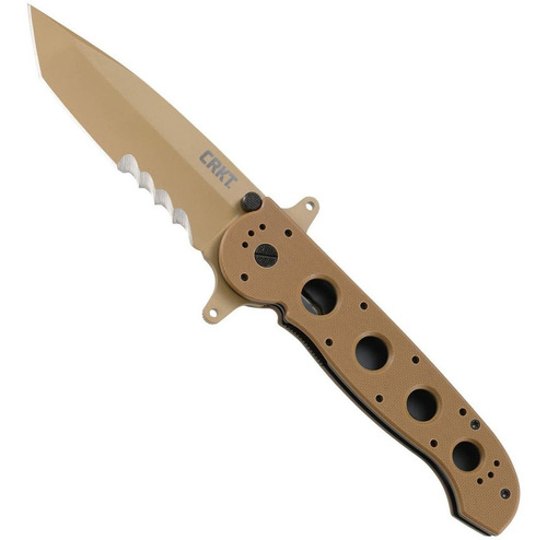 Cuchillo Navaja Plegable Crkt Empunadura Doble Edc Canela