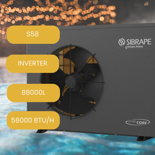Bomba De Calor Wifi Ortum Prime S58 Inverter - Sibrape