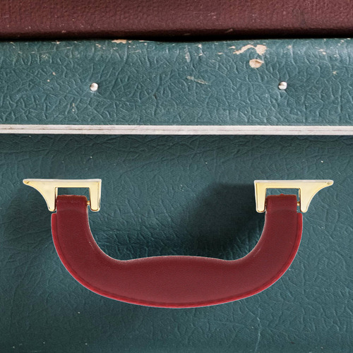 Funda De Equipaje De Cuero Artificial De 2 Piezas Para Bolsa