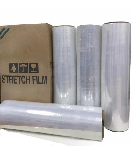 Film Stretch Transp Virgen 50cm 4kg Cristal Embalaje Envios