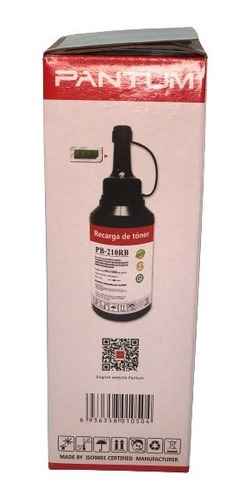Imagen 6 de 9 de Kit Toner Pantum Recarga Original P2500w Pb 210rb