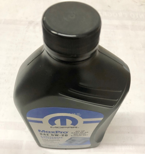Aceite Motor 5w20 Mopar / Dodge / Jeep Bidon 5 Litros