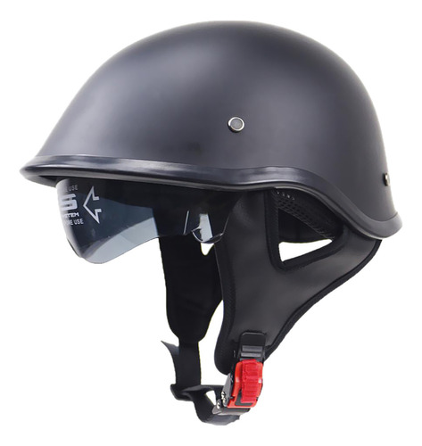 Fwefww Casco De La Motocicleta De La Mitad Del Casco Xxl