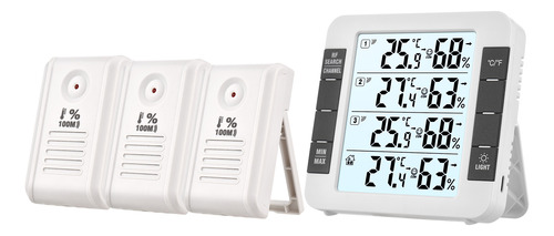 Monitor De Sensor Remoto Hygrothermograph Outdoor De 3 328 P
