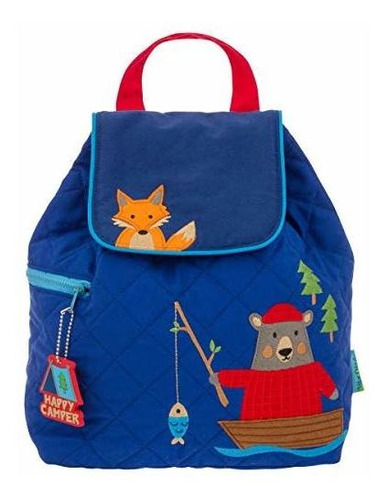 Stephen Joseph Boys Bear Backpack, Blue Bear, Medium Us