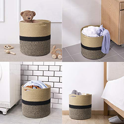 Cesta De Plantas Moderna De Cuerda De Yute Resistente Timeya