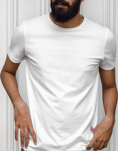 Playera Hombre Algodón Premium Fresca Y Duradera 20 Colores