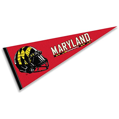 Estandarte Del Casco De Fútbol De Maryland Terrapins