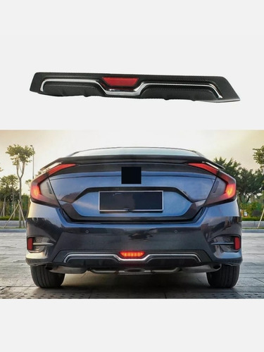 Difusor Trasero Spoiler Lip Universal Paragolpe Aplique