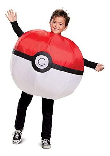 Disfraces Pokemon Poke Ball Inflable Niño Disfraz