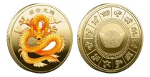 Comprar Moneda De Dragón Feng Shui Poder Y Buena Suerte 40mm.x 3mm.