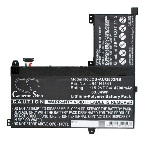 Reemplazo Para Asus Q502l Q502la B41n1341 0b200-00960000