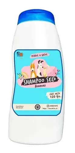 comprar Shampoo Champú Seco Para Perros 120 Gr Aroma Coco Vainilla
