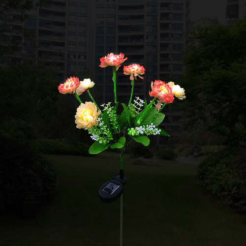 Lámpara De Jardín Led Snow Lotuss, Lámpara De Jardín Exterio