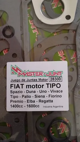Juntas De Motor Completo Fiat Uno - Duna - Regatta 1.6 Tipo