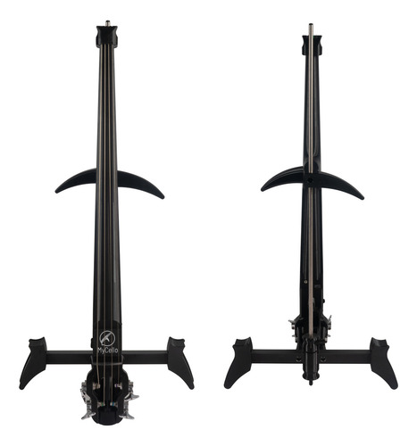 Violoncelo Cello 4/4 Elétrico Compacto Mycello Preto